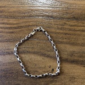 14K bracelet, chain link design